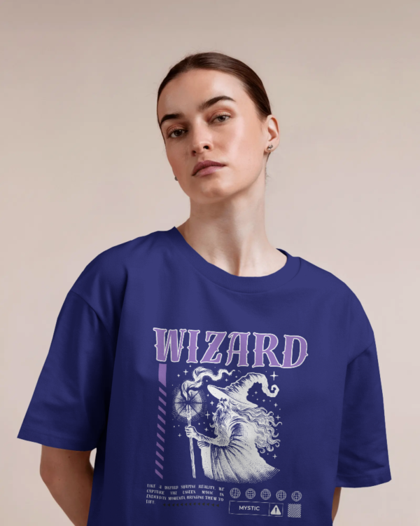 Wizard T-shirt For Women Oversized Premium Fabric T-Shirt