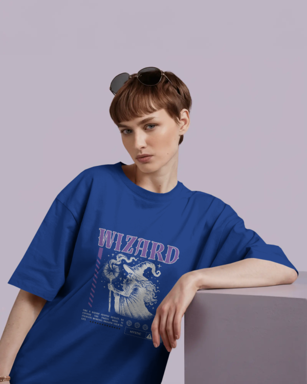 Wizard T-shirt For Women Oversized Premium Fabric T-Shirt - Image 2